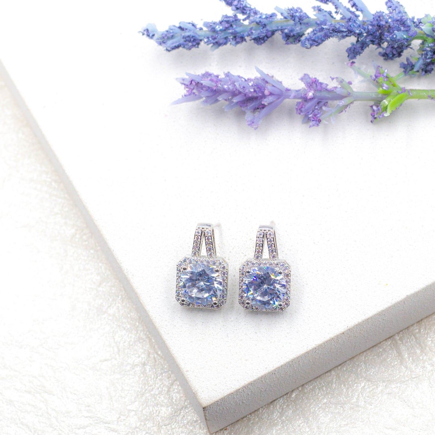 Square Stud Earrings