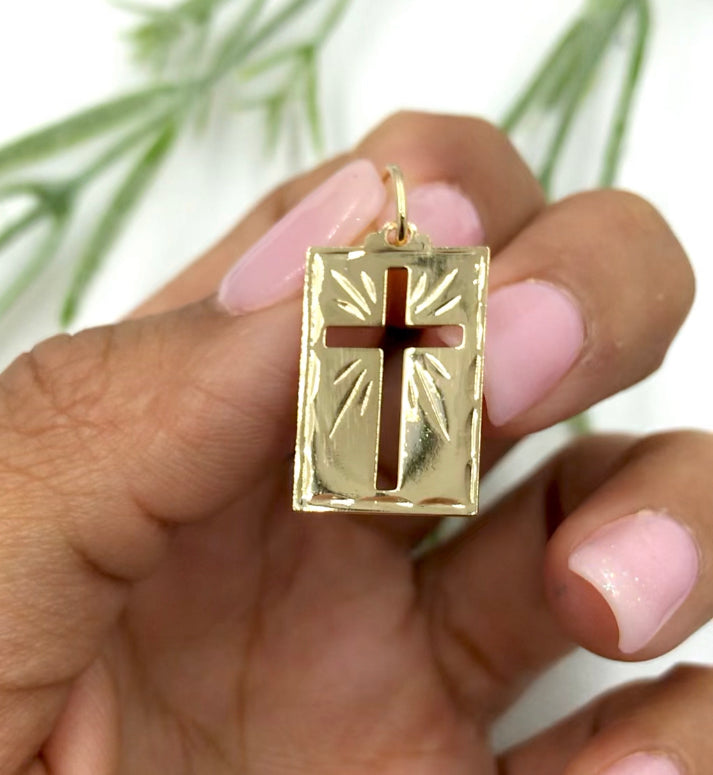 Square Cross Pendant