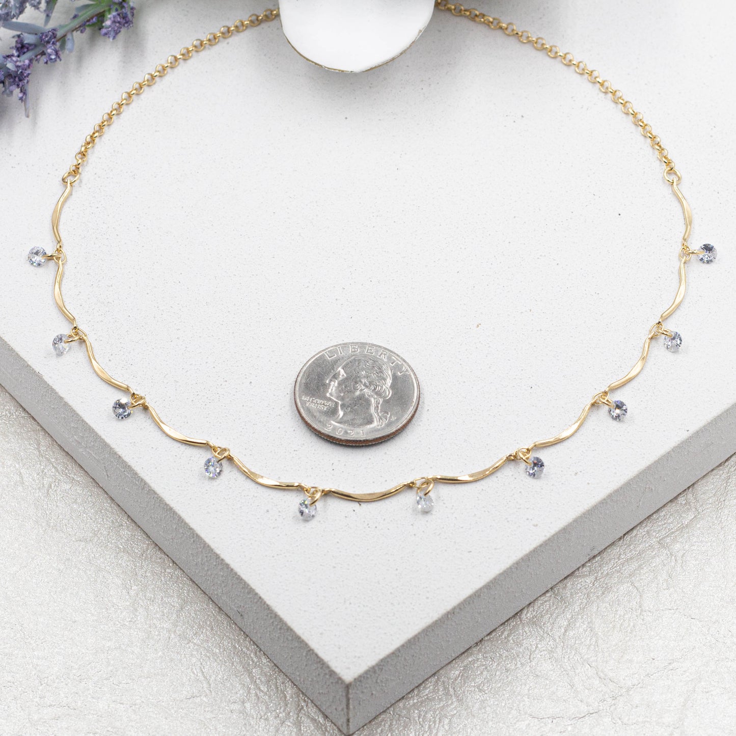 Dainty Zirconia Necklace