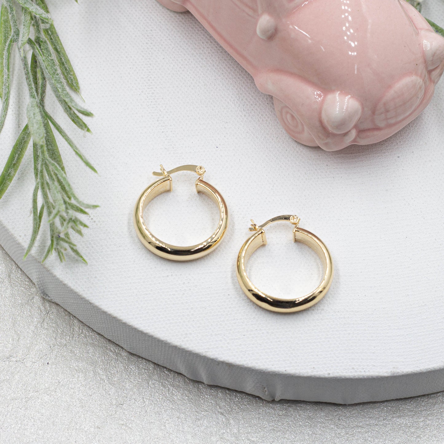 Plain Hoops Earrings