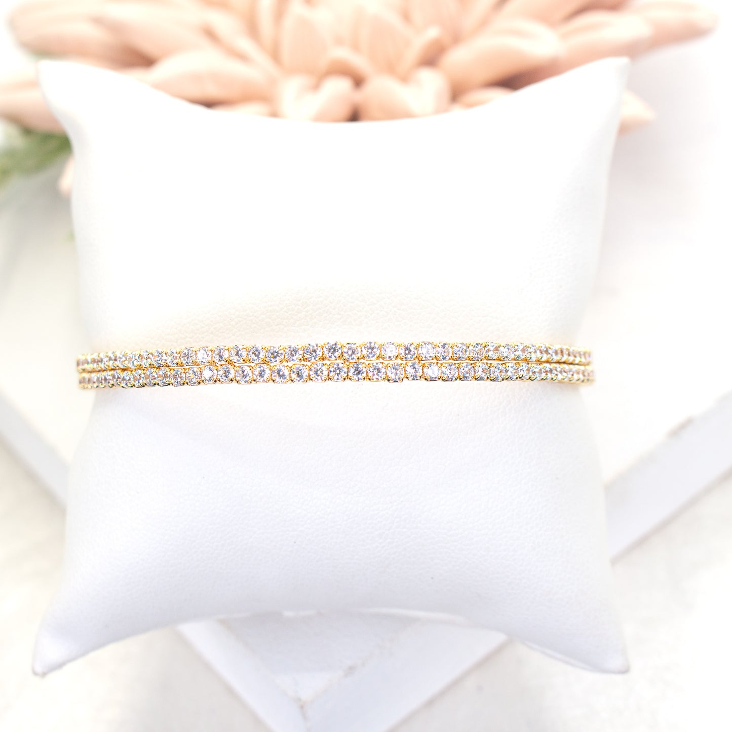 Cubic Zirconia Wrap Bracelet