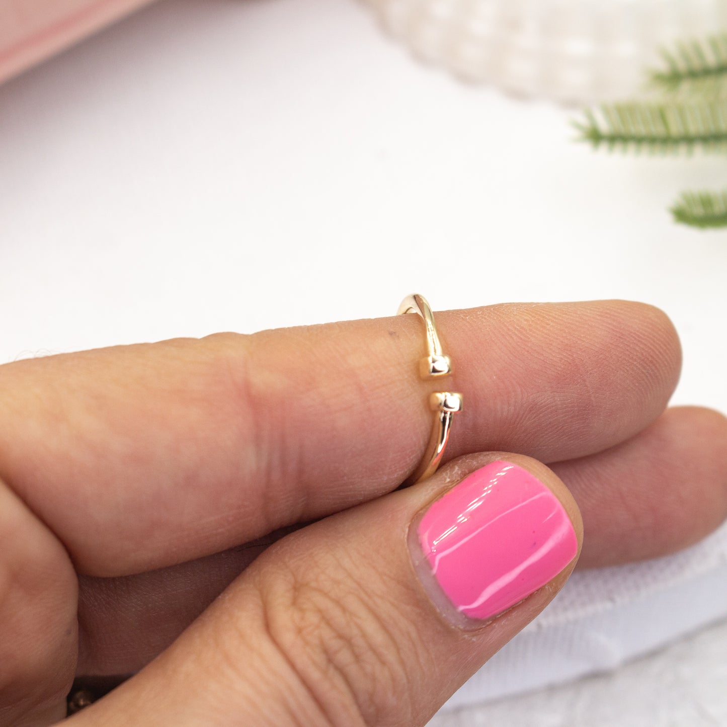 Double Point Pinky Finger Ring