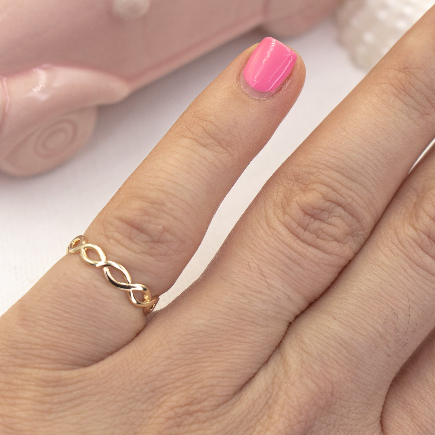 Chain Link Pinky Finger Ring