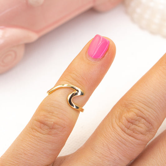 Wave Pinky Finger Ring