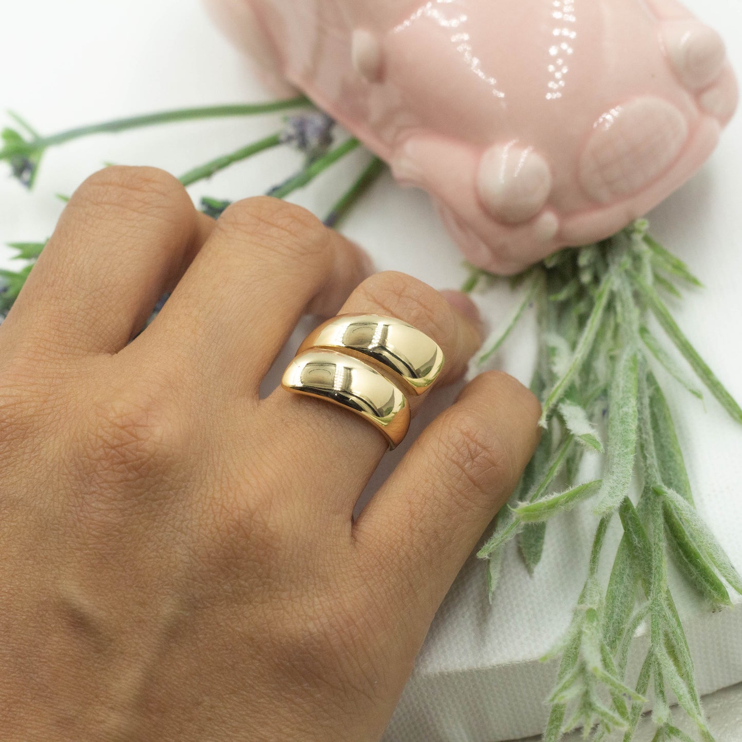 Minimalist Double Wrap Ring