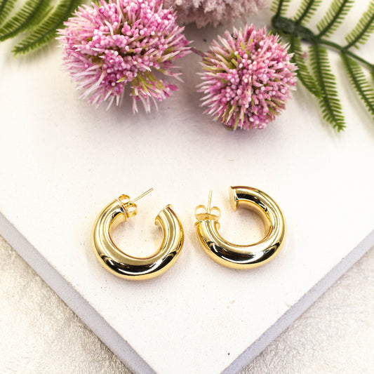 Chunky Hoops Earrings