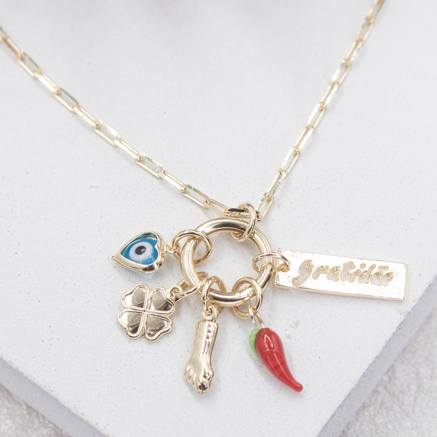 Gratitude Pendant Necklace