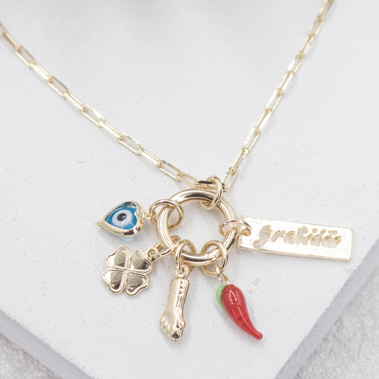 Gratitude Pendant Necklace