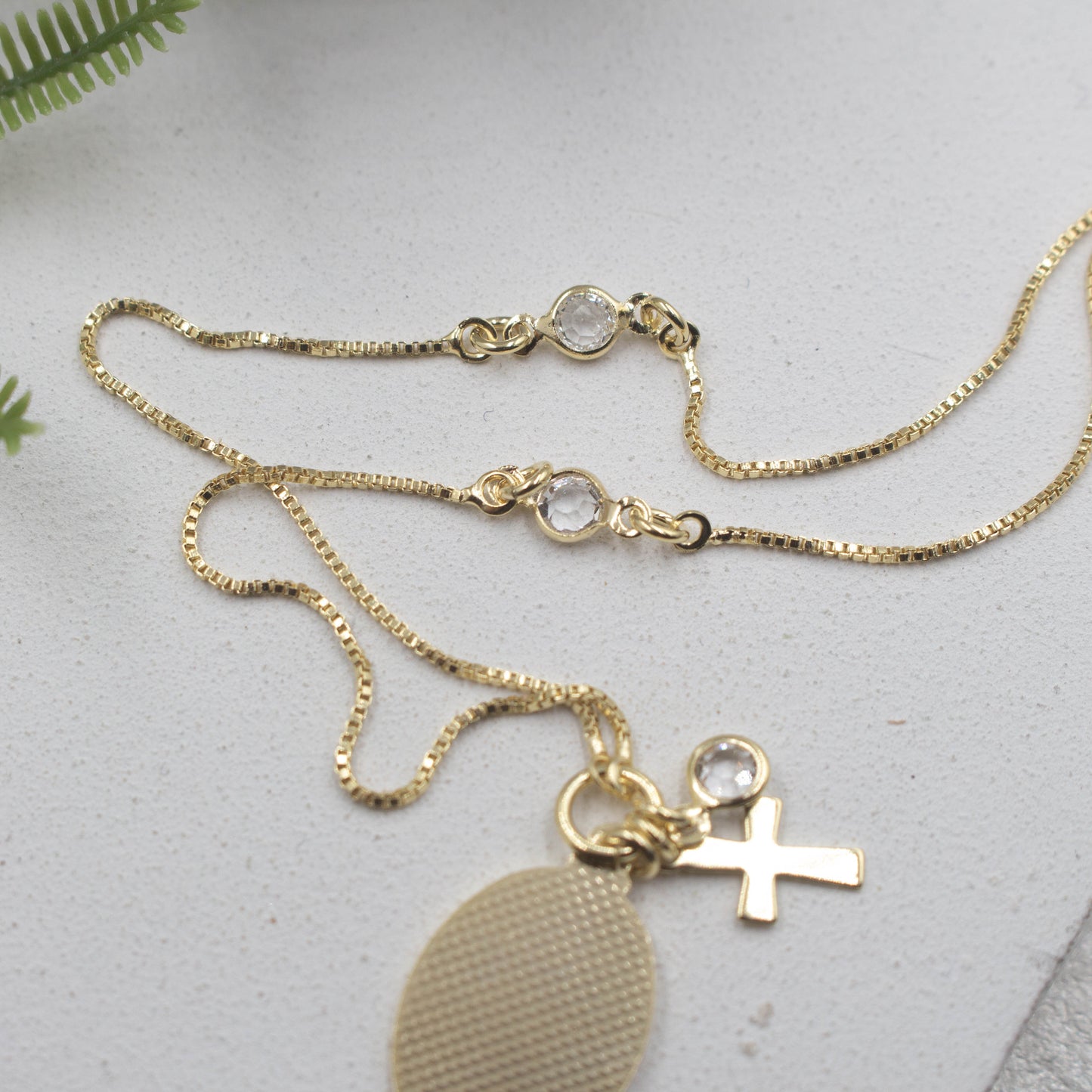 Hail Mary Pendant Necklace