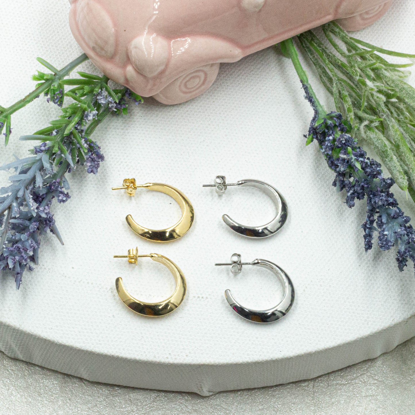 Plain Hoops Earrings