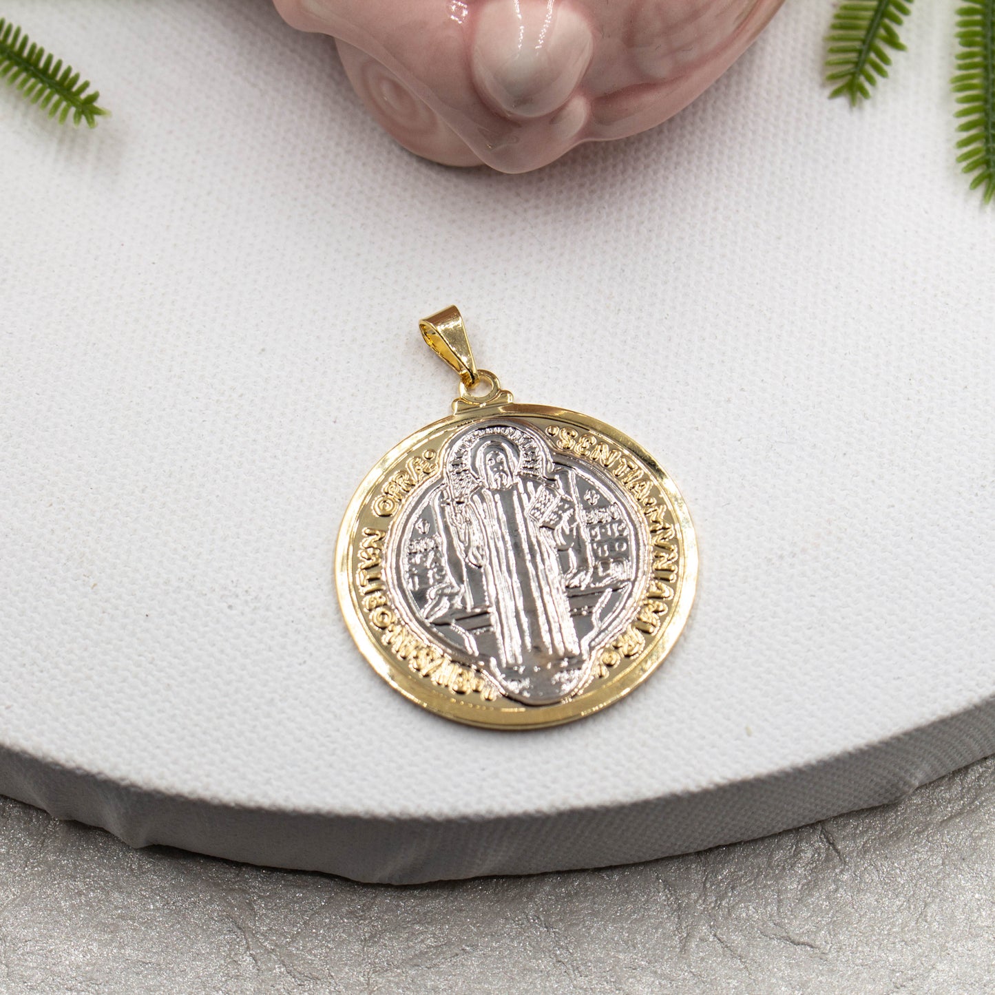 Saint Benedict Pendant - Large Size