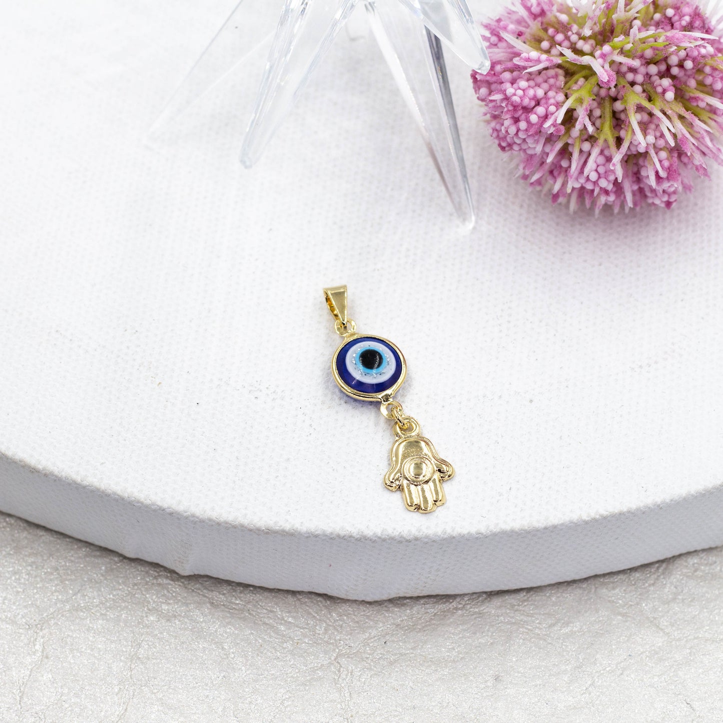 Evil Eye Pendant | Hamsa Hand Pendant