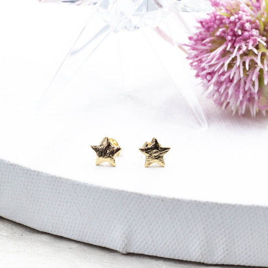 Star Stud Earrings | Earrings for Children | Cartilage Stud | Upper Lobe Stud