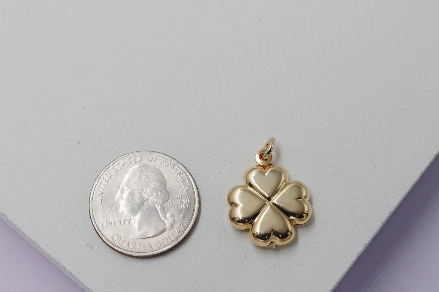 4 Leaf Clover Pendant Lucky Charm