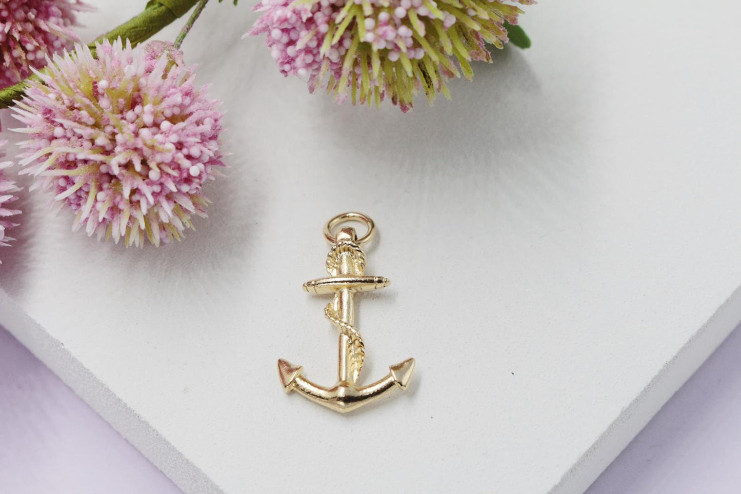 Anchor with Rope Pendant