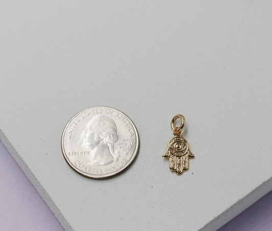 Tiny Dainty Hamsa Hand