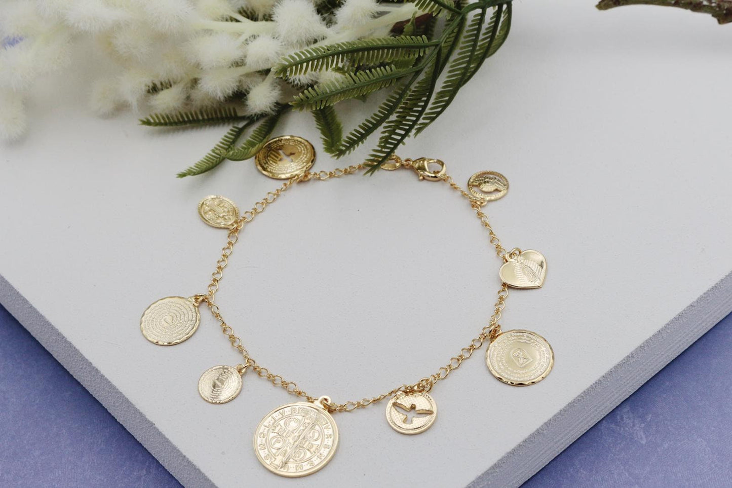 St. Benedict Medallion Anklet