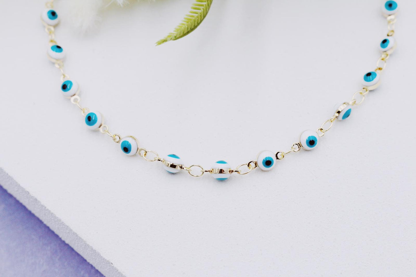 Blue Evil Eye Anklet