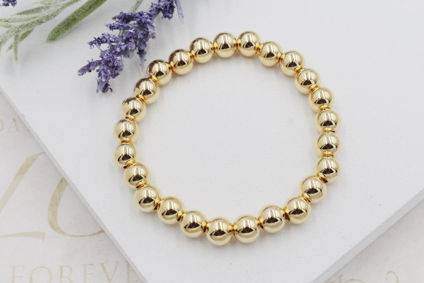 Gold Beads Bracelet