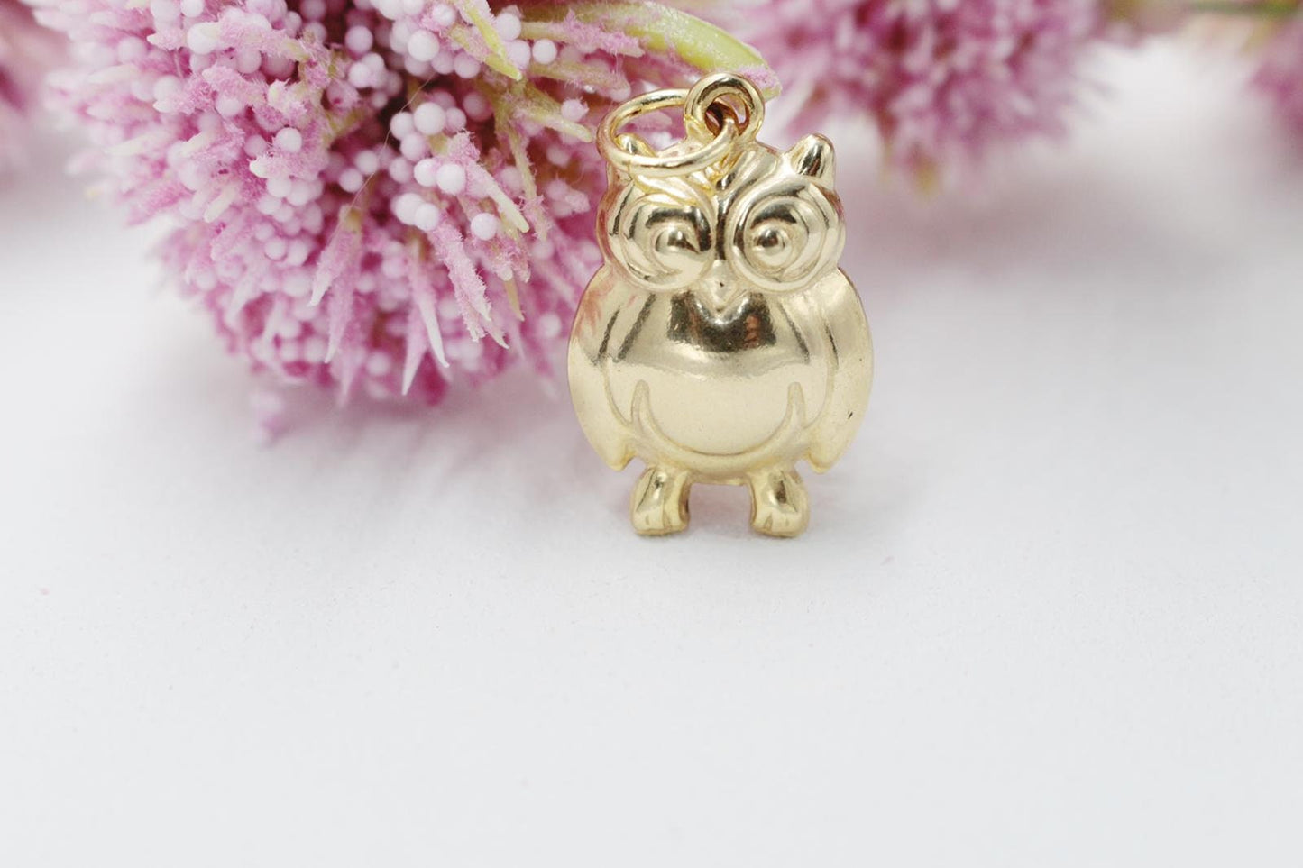 Owl of Wisdom Charm Pendant