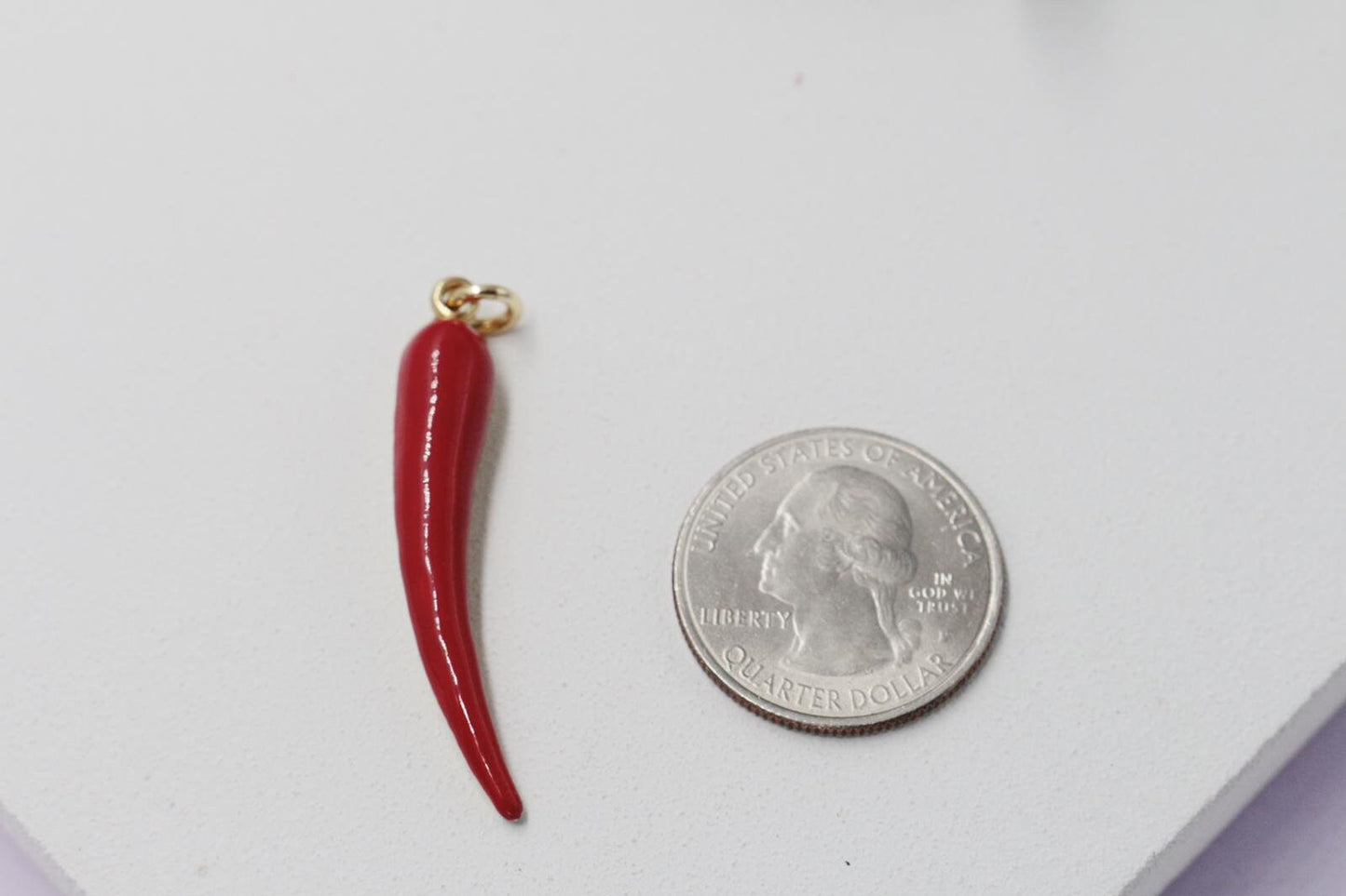 Red Statement Pepper Pendant