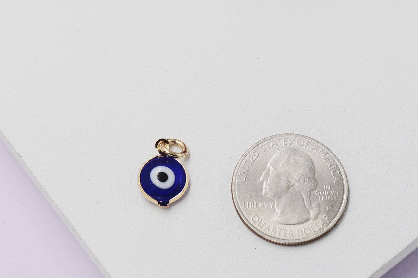 Blue Evil Eye Charm Pendant