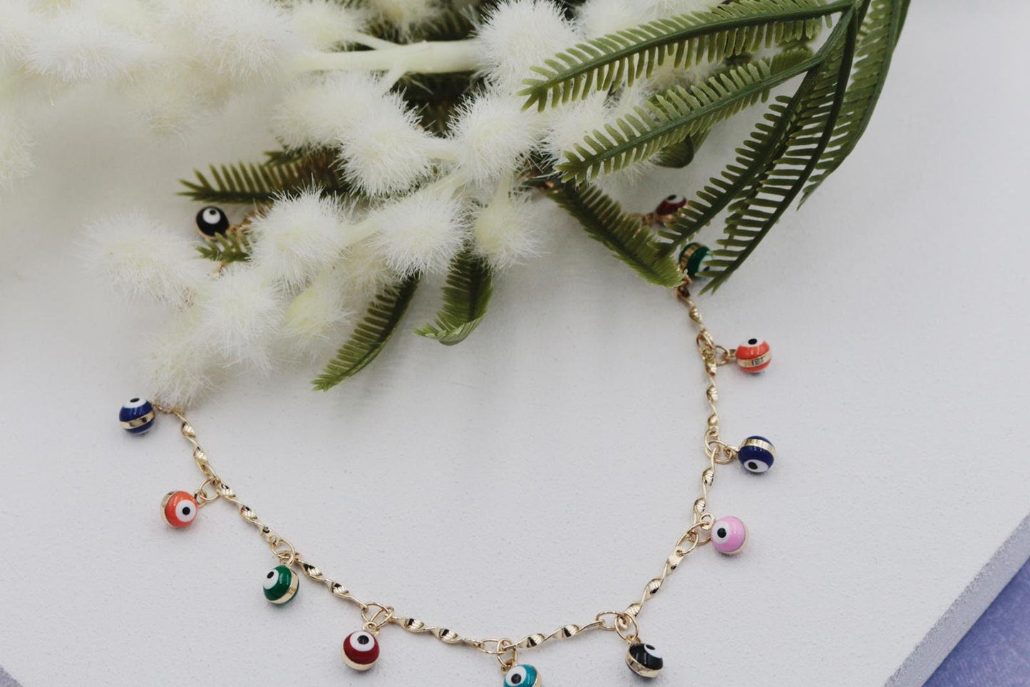 Evil Eye Colorful Anklet