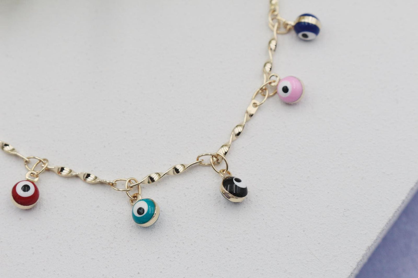 Evil Eye Colorful Anklet