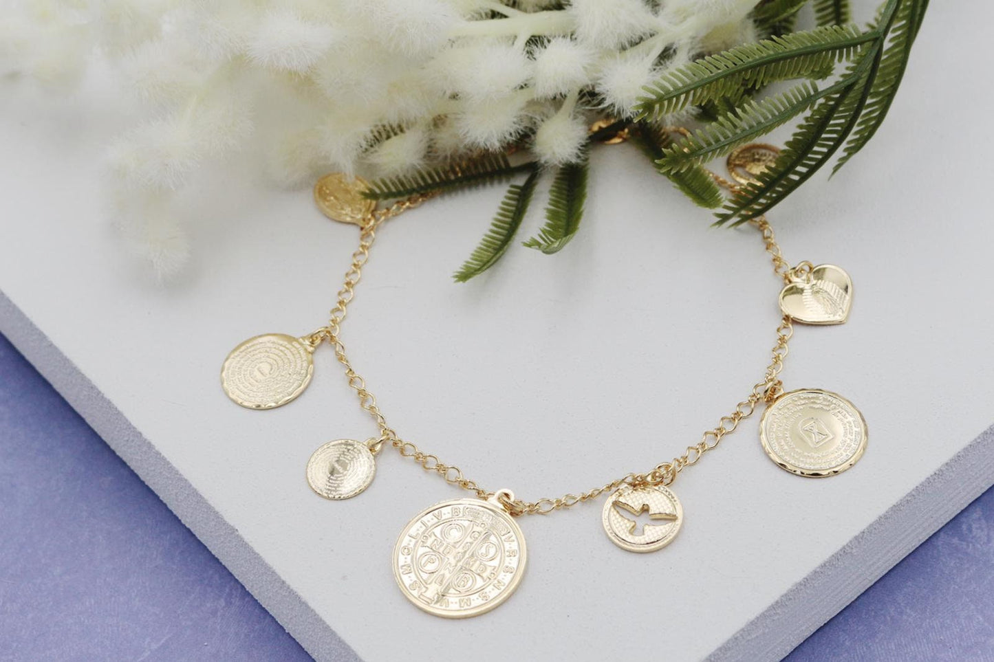 St. Benedict Medallion Anklet