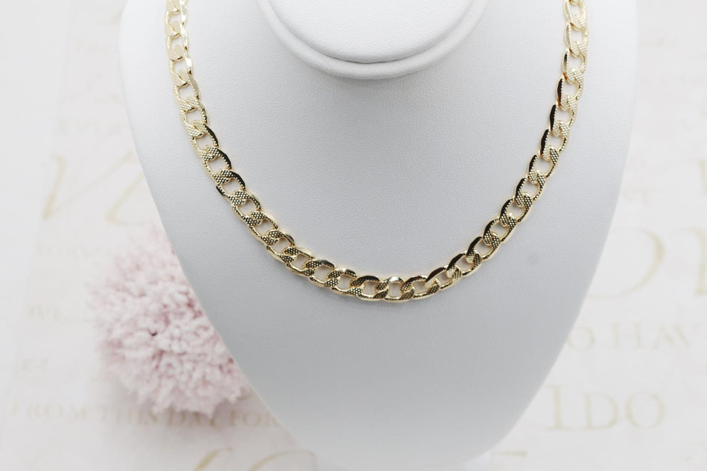 Diamond Cut Cuban Link Chain 7mm Necklace