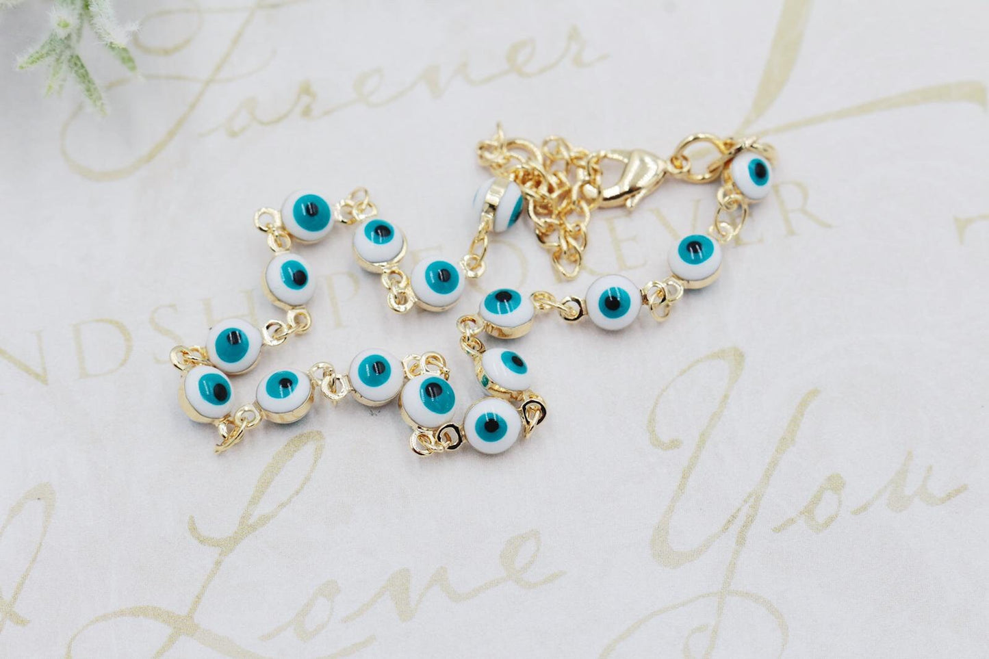 Blue Evil Eye Bracelet