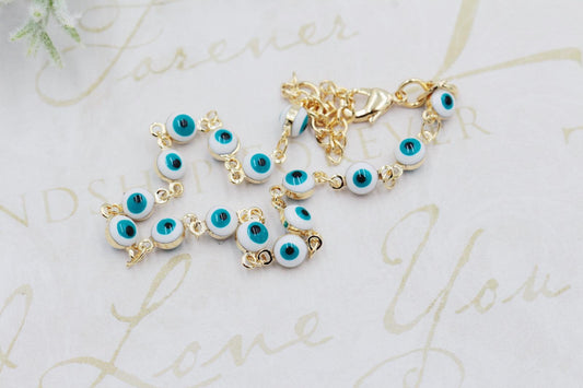 Blue Evil Eye Bracelet