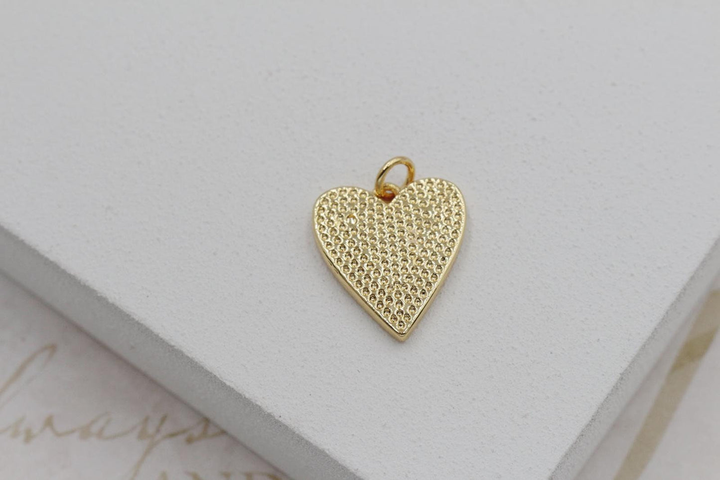 Red or White Heart with Cubic Zirconia Accent Pendant