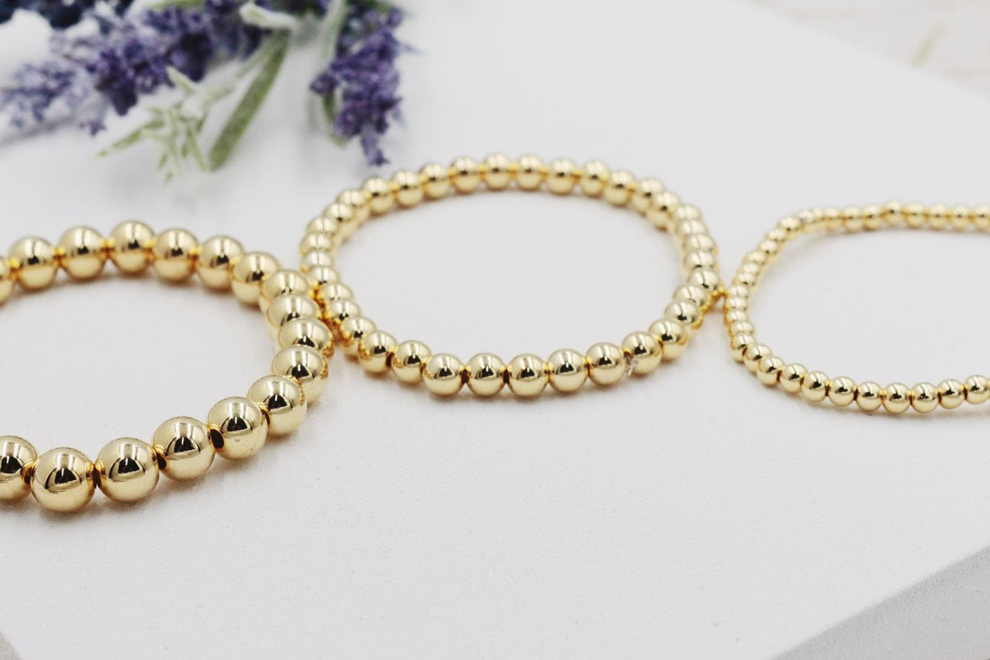 Gold Beads Bracelet