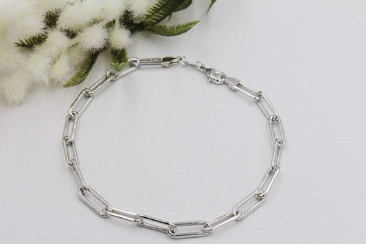 Dainty PaperClip Chain Anklet