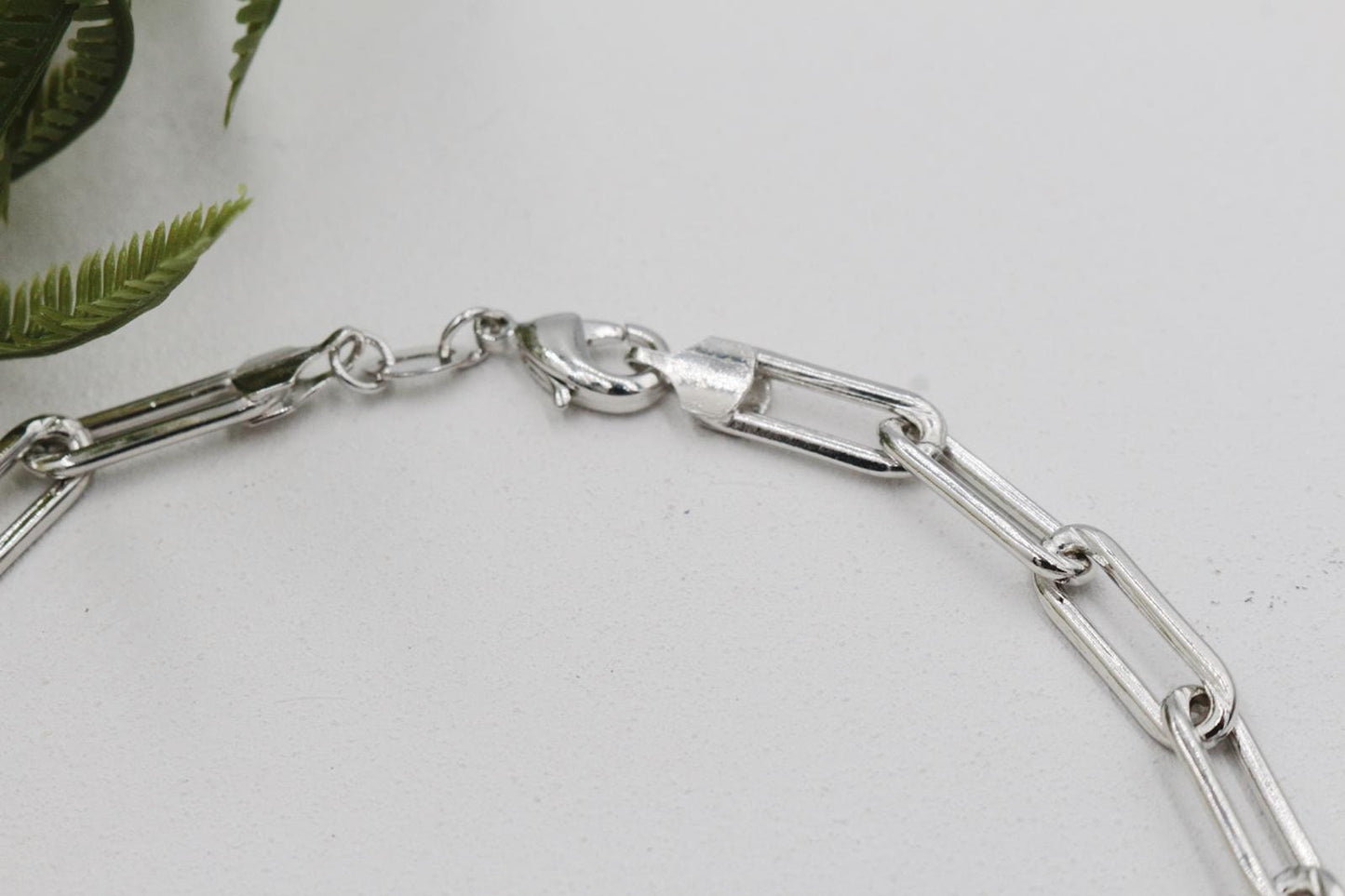 Dainty PaperClip Chain Anklet