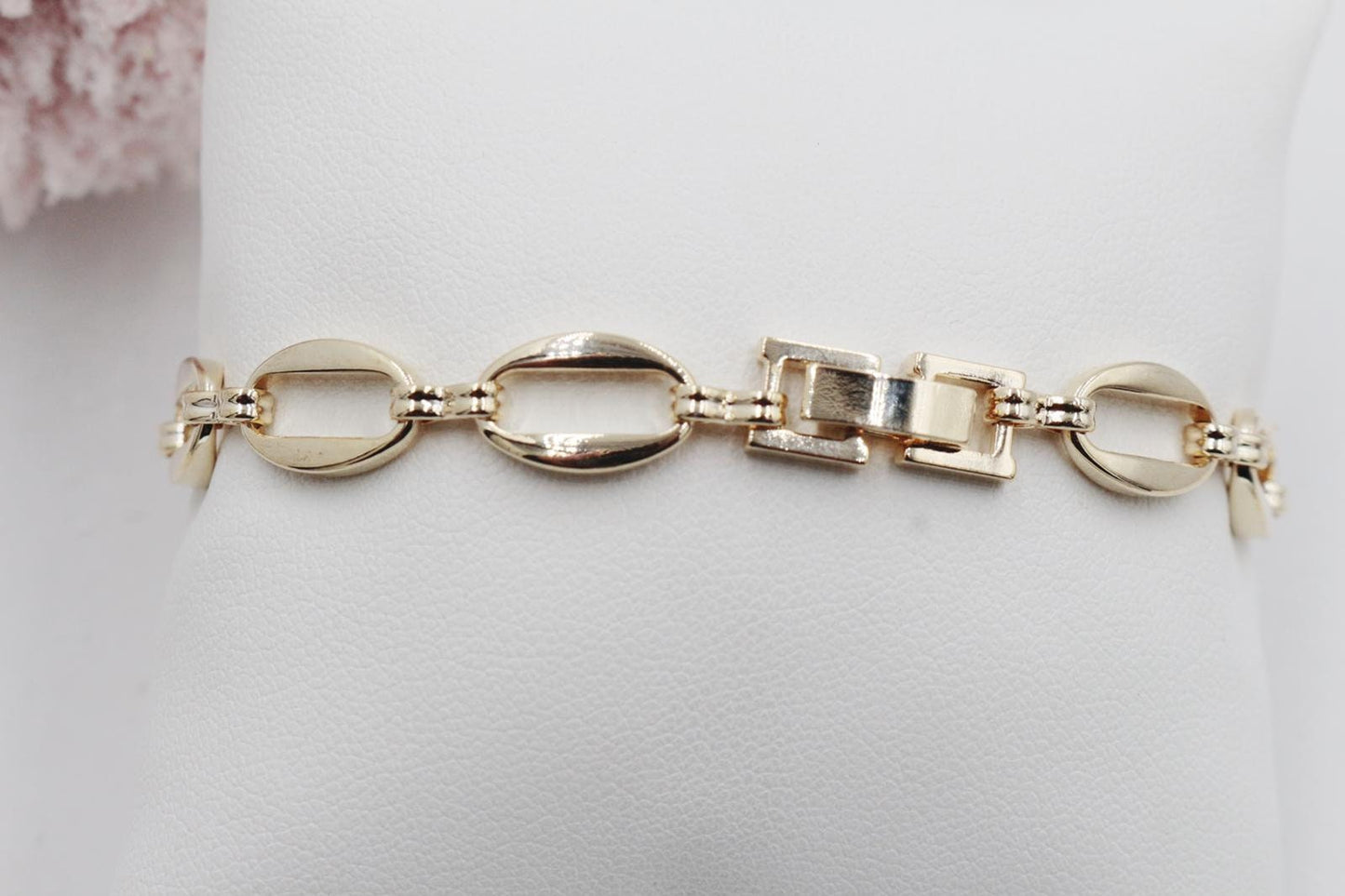 2 Tone Plaque Bracelet