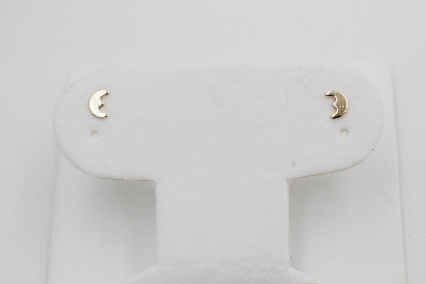 Dainty Tiny Moon Crescent Stud Earrings