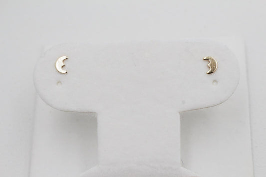 Dainty Tiny Moon Crescent Stud Earrings