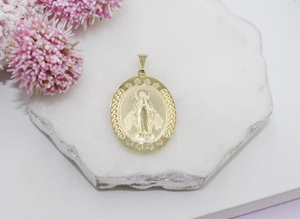 Our Lady of Grace Medallion Pendant