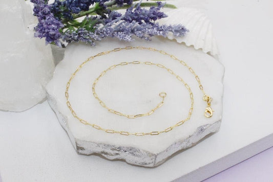 Dainty PaperClip Chain Necklace