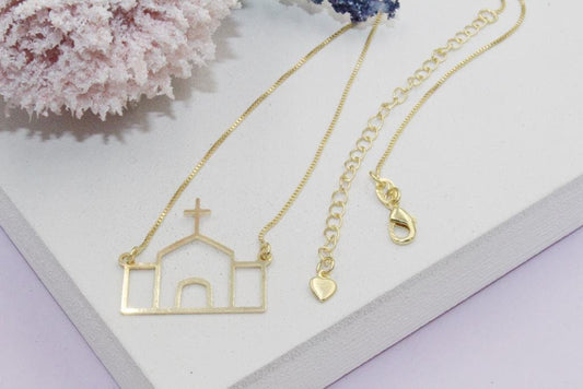 Church Pendant Necklace