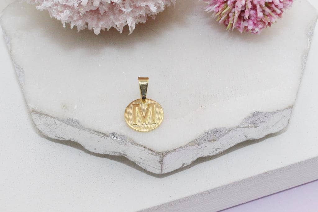 A-Z Round Initial Pendant