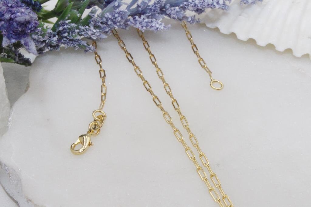 Dainty PaperClip Chain Necklace