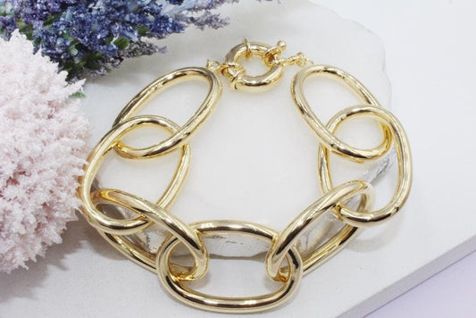 Chunky Oval Link Chain Bracelet