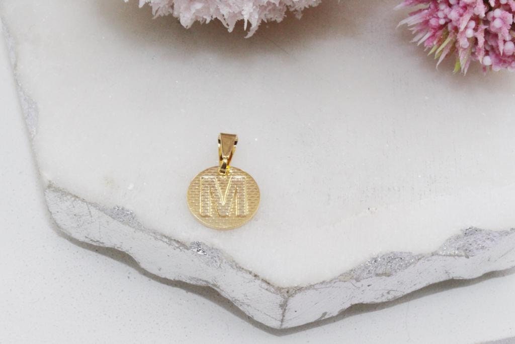 A-Z Round Initial Pendant