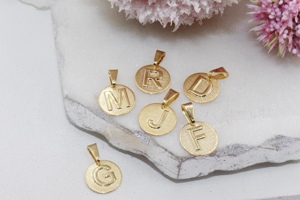 A-Z Round Initial Pendant