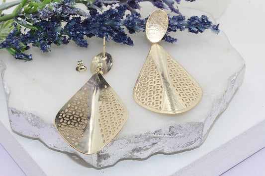 Filigree Teardrop Earrings