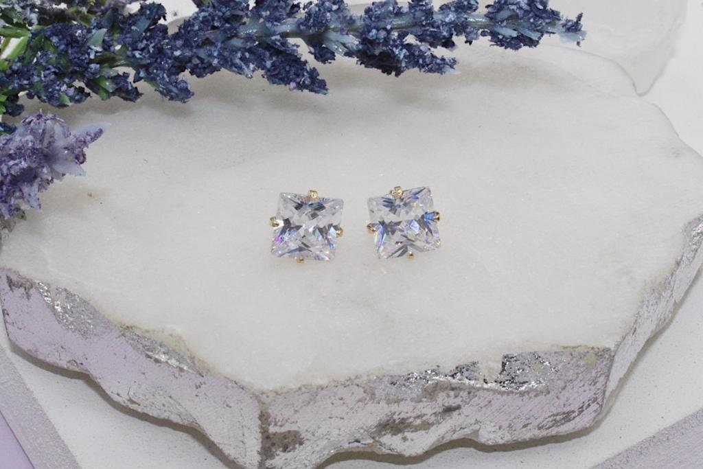 Cubic Zirconia Stud Earrings