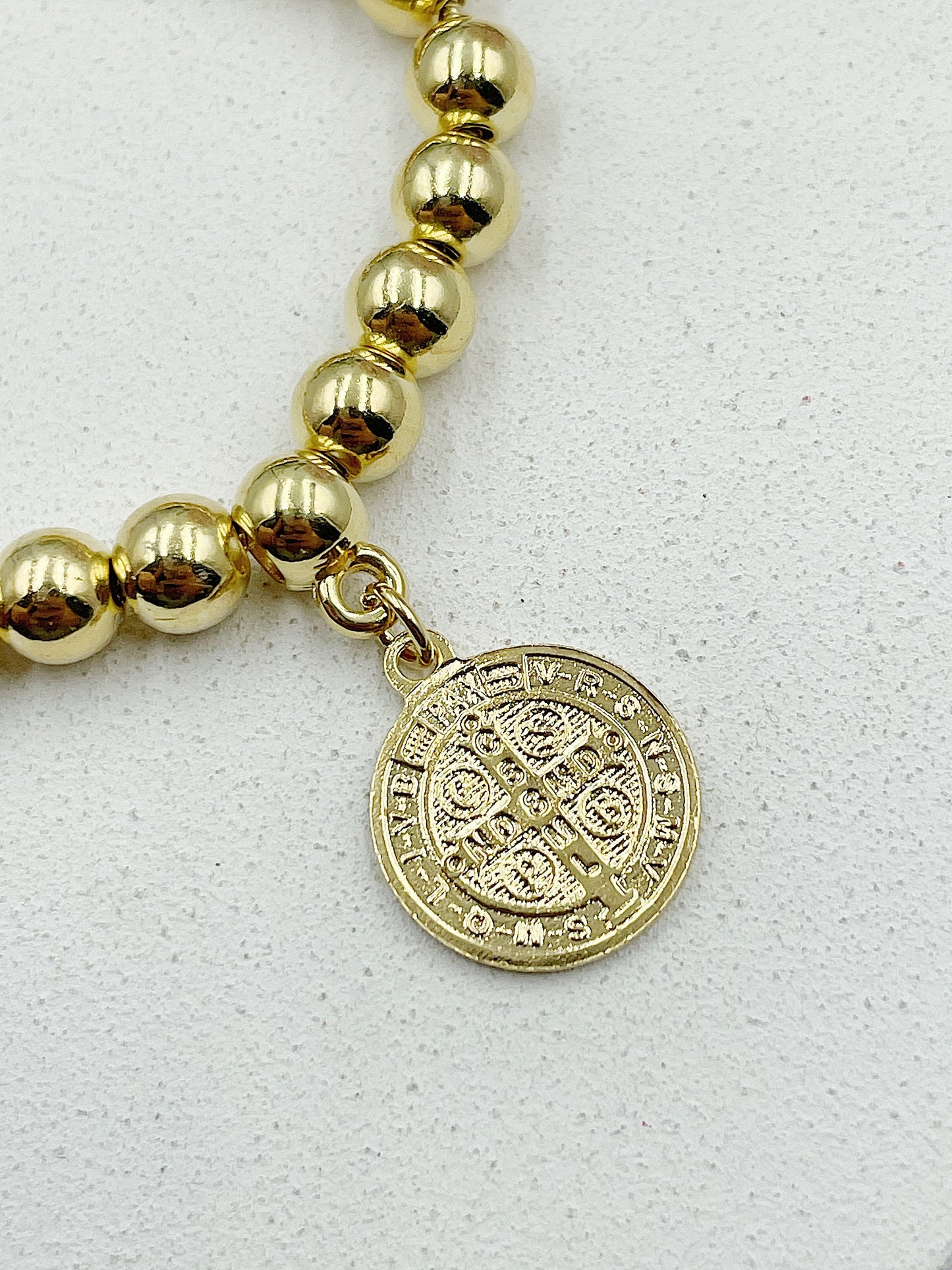 Saint Benedict Medal Hanging Pendant Bracelet